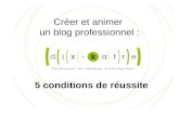 5 Conditions De RéUssite Blog Pro