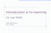 Introduction à l\'e-learnining
