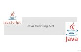 Java scripting api