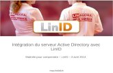 Matinée Pour Comprendre LinID - Intégration du serveur Active Directory avec LinID