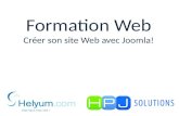Formation Joomla - créer son site Web