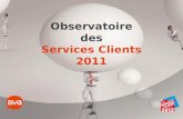 Observatoire des Services Clients 2011