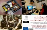 Archiving and disseminating sound archives – 5. Preparing, recording, archiving,  and valorising interviews
