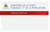 RÉALISATIONS DU MSPP 2011-2014