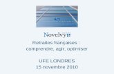 Optimiser la retraite des expatriés français – novelvy, londres, 15 nov. 2010