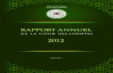 Rapport annuel de la Cour des comptes relatif à l’exercice 2012 - Volume 1