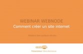 FR Webinar Sept 2014 - Comment créer un site web