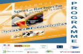 Sport et recherche en Pays de la Loire - Programme détaillé
