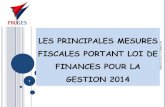 Presentation loi de finances 2014