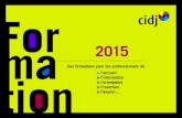 Catalogue des formations 2015 du CIDJ