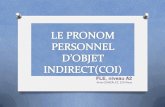Le pronom personnel dâ€™objet indirect(coi)