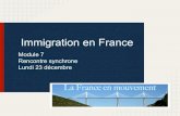 Module 7 (synchrone)   immigration en france - la france en mouvement ah1314