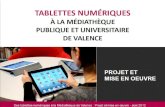 Des tablettes numériques à la Médiathèque de Valence