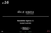 Newsletter #16 - Le Hibou Agence .V. du 03 aout 2012