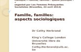 Famille, familles: aspects sociologiques