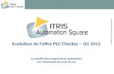 [FR] Nouveautés PLC Checker Q1 2012