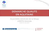 La démarche qualité en Aquitaine - Cédric Naffrichoux - AG MOPA 190312