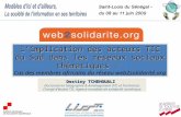L'implication des acteurs TIC du Sud dans les réseaux sociaux thématiques : cas des membres africains de web2solidarité.org