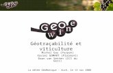 Geowine: Géomatique et viticulture 1