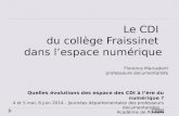 Le CDI du collège Fraissinet dans l'espace numérique