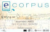 Parcours patrimoine - E-corpus