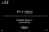 Newsletter #12 - Le Hibou Agence .V. du 6 juillet 2012