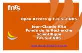 Open access et fnrs (Part 1)