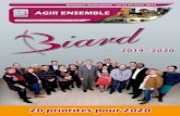Biard Agir Ensemble projet 2020 Municipales 2014