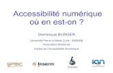 D. Burger (BrailleNet) : Les bénéfices de l'accessibilité