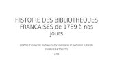 Histoire des bibliotheques francaises de 1789 à nos