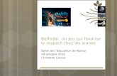 Conférence Belfedar, un jeu qui favorise le respect chez les jeunes