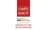 Charte Qualité PriceMinister - Rakuten | Photos-Titres