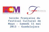 Soirée française du festival cultural de mayo