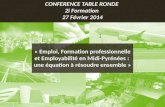Emploi Employabilité et Formation professionnelle, une équation à résoudre ensemble en Midi-Pyrénées