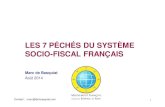 Les sept péchés capitaux du système socio-fiscal français