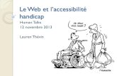 Human talks : accessibilité handicap web