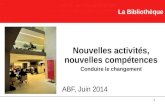 Congrès ABF 2014  - Nouveaux profils, nouvelles représentations : Innovations et profils - François Cavalier