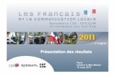es français et la communication locale - Résultats du baromètre 2001