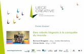 Ingénierie | Des robots liégeois à la conquête du monde par Olivier Brüls | Liege Creative, 06.12.11
