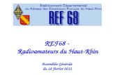Présentation Assemblée Générale du REF68