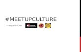 #Meetupculture présentation du concept et pitchs de la session du 16 avril 2014