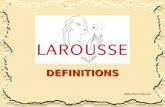 Definitions larousse 2009  jf