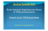 Tic et agriculture- Devfest Yde 2013