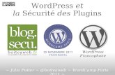 Wordpress et la sécurité des plugins