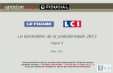 Opinionway/Fiducial pour le Figaro et LCI  Le baromètre de la présidentielle 2012 - v6