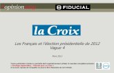 Sondage Opinionway Fiducial pour La Croix- mars 2012