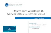 Windows 8, Server 2012 et office 2013