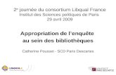 Libqual au SCD Paris Descartes : démarche d'appropriation de l'enquête en interne