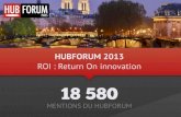 Hubforum 2013 : les chiffres de Synthesio