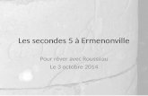 Les secondes 5   Ermenonville avec Rousseau
